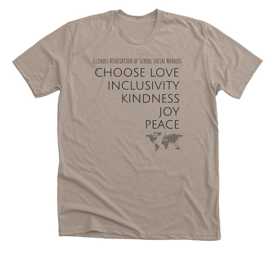 Choose Love, a Heather Stone Premium Unisex Tee