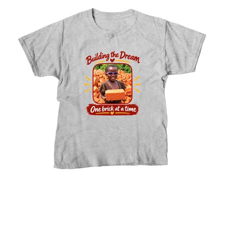 Help Us Build the Dream School, a Sport Grey Youth Unisex Tee