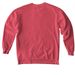LOS ANGELES T, a Watermelon Comfort Colors Crewneck Sweatshirt (back-view)