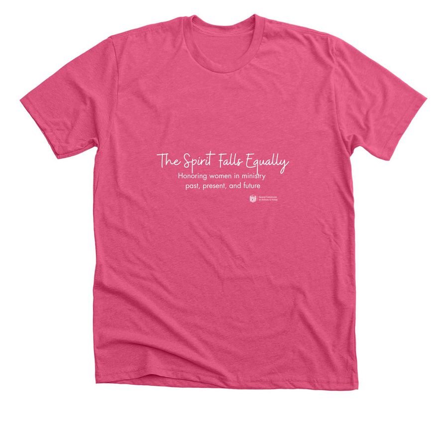 The Spirit Falls Equally&nbsp;, a Heather Charity Pink Premium Unisex Tee