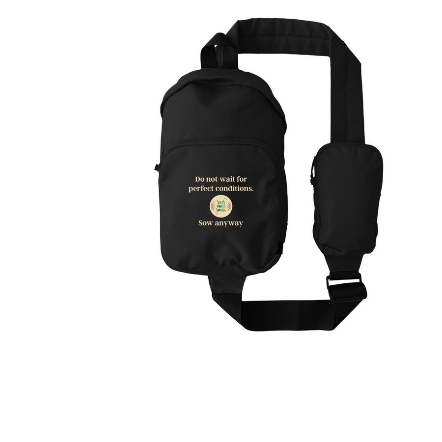 Sow Anyway Slingbag, a Black Grove Sling Bag