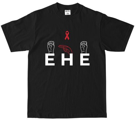 EHE ASL Tee, a Black Max Heavyweight Tee