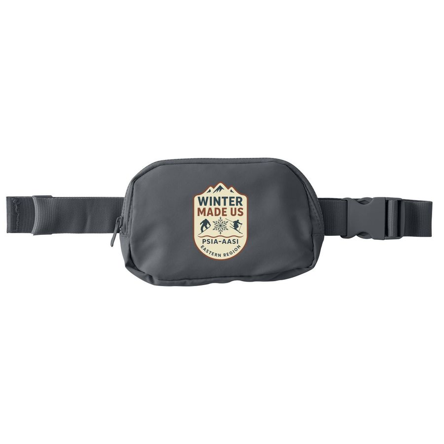 PSIA-AASI Eastern Region 2025 Design - hips, a Storm Grey Matte Hip Pack