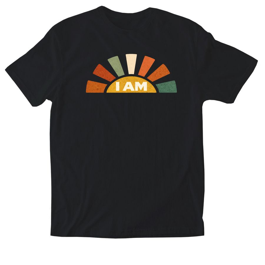 I AM - Tshirts, a Black Softstyle Cotton Tee