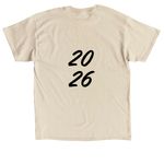 The Sinvil's, a Sand Classic Unisex Tee (back-view)