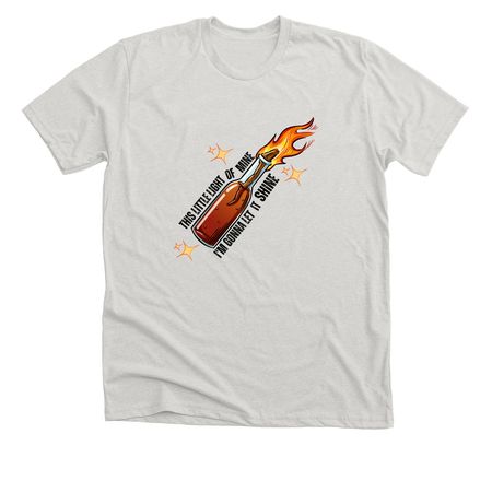 This Little Light Of Mine..., a Heather Cement Premium Unisex Tee