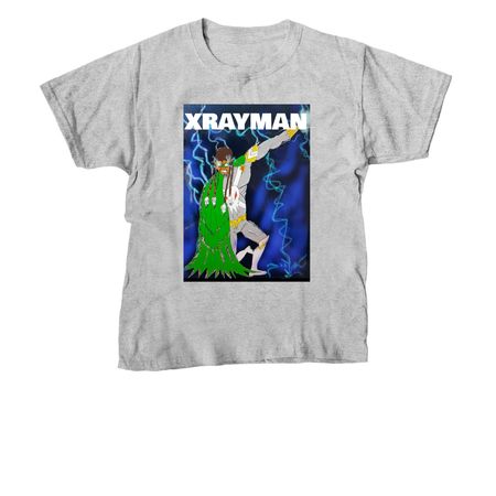 Xrayman&nbsp; comic book promo, a Sport Grey Youth Unisex Tee