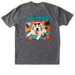 Yeti Spaghetti, a Premium Heather Triblend Unisex Tee (back-view)