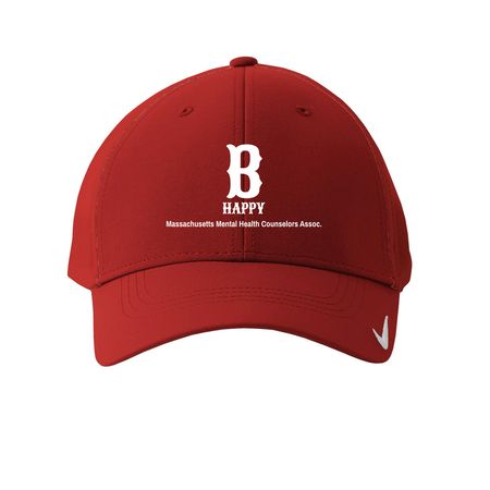 B Happy, a University Red Printed Nike Dri-FIT Legacy Performance Cap