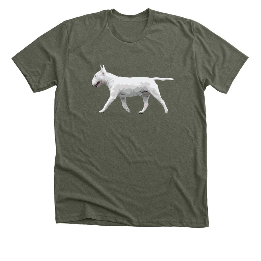 Bantam (Lenard), a Heather Military Green Premium Unisex Tee