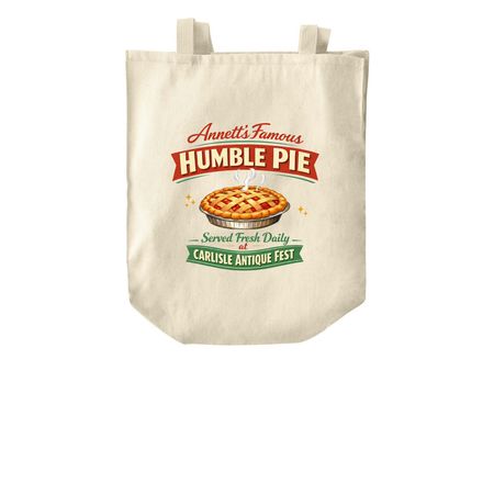 Annett's Famous Humble Pie Tote, a Natural Over-the-Shoulder Shopping Tote Bag