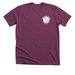 Spay & Neuter (Paw Print), a Heather Maroon Premium Unisex Tee