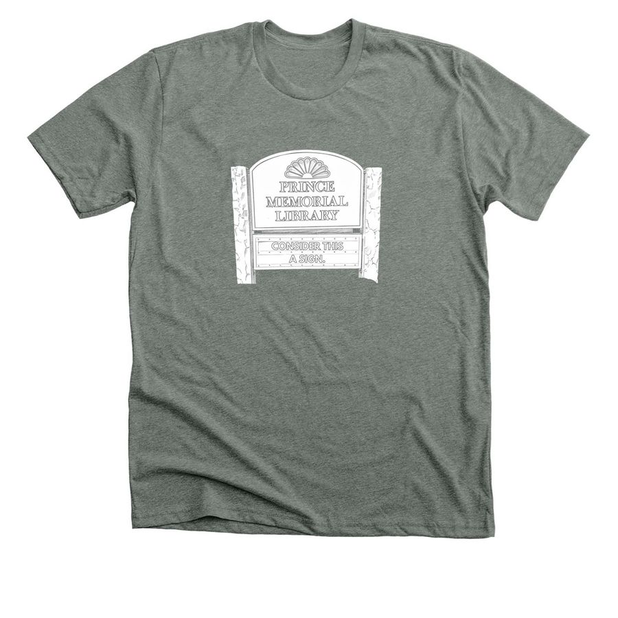 Consider This A Sign&nbsp;, a Deep Heather Premium Unisex Tee