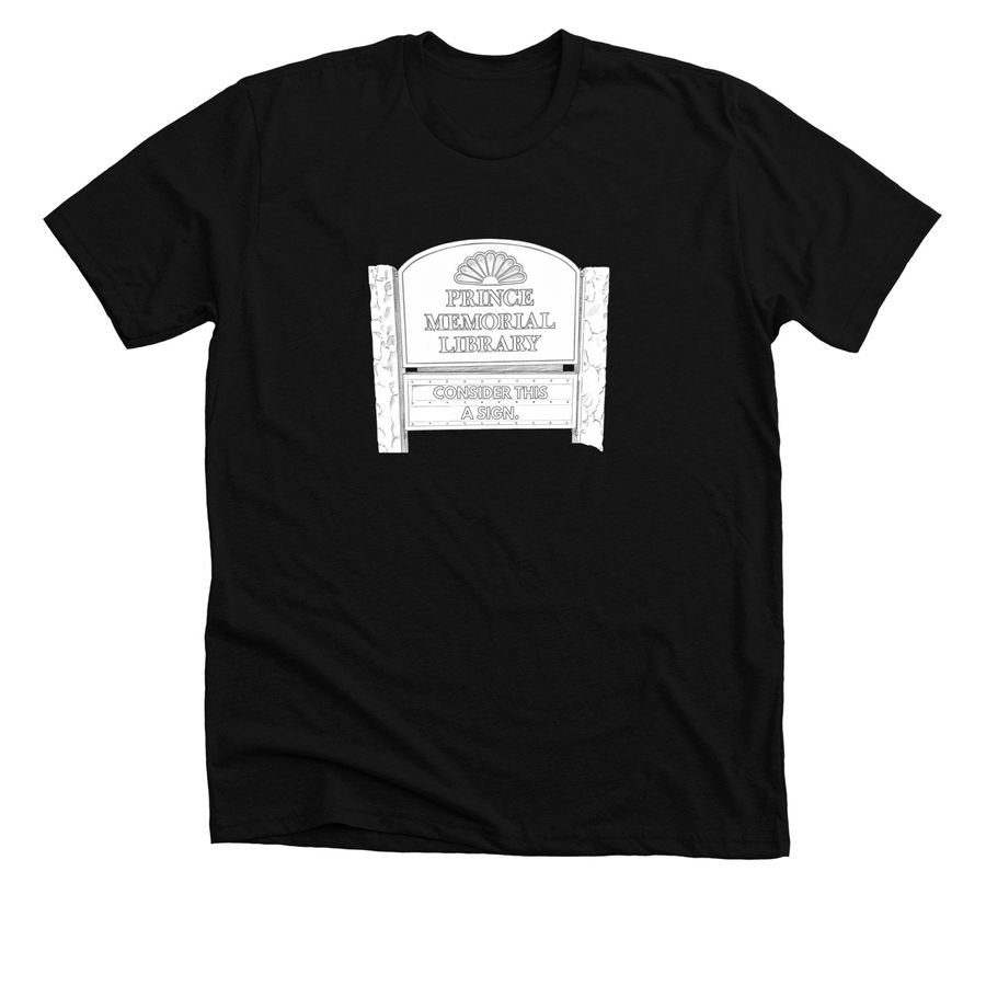 Consider This A Sign&nbsp;, a Solid Black Blend Premium Unisex Tee