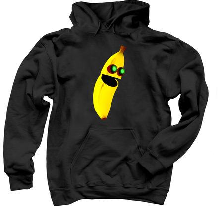 Banana Eats: Banana Hoodie, a Black Pullover Hoodie