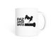 Paz/Amor/Datos Mug, a White Coffee Mug