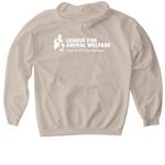 Rescue Animals Like a Boss, a Sand Gildan Softstyle Pullover Hoodie (back-view)