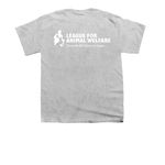 Rescue Animals Like a Boss, a Sport Grey Youth Unisex Tee (back-view)