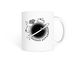 Rabbit Advocates Galaxy Buns Mug, a White Coffee Mug