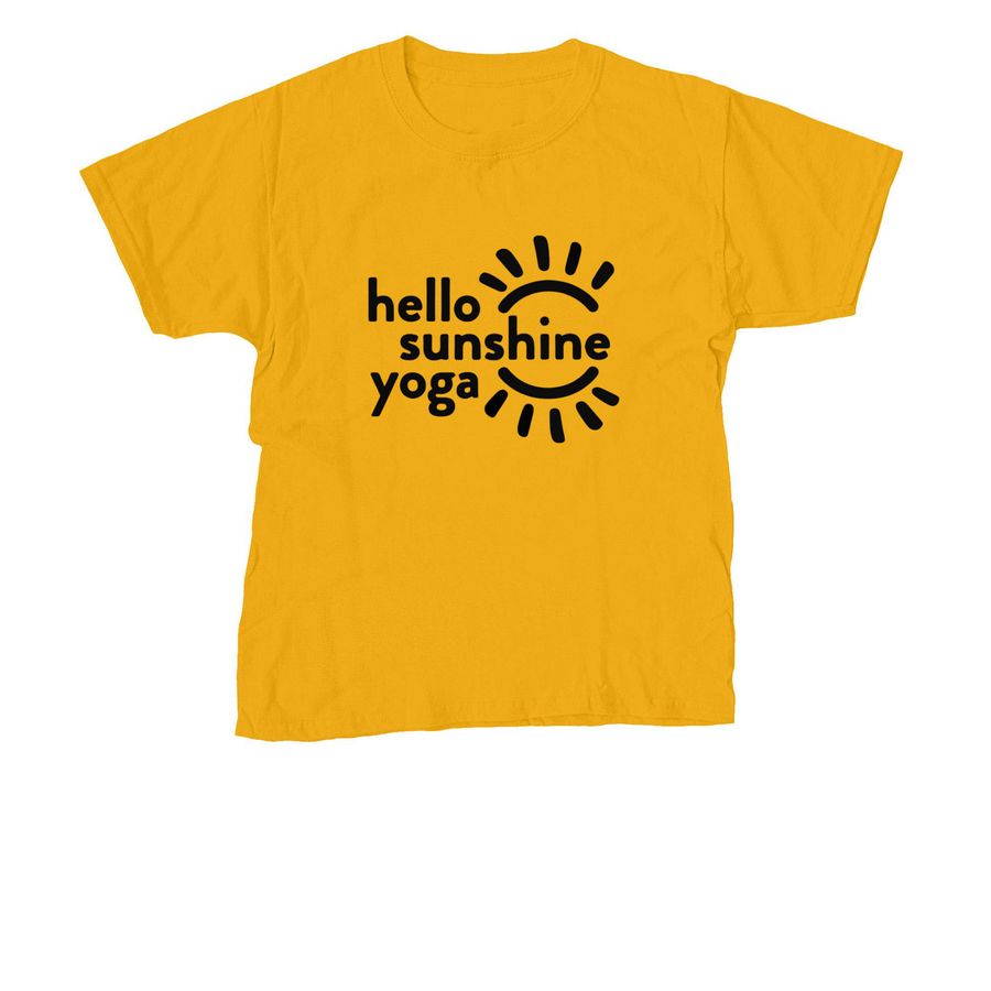 Kids' Classic Logo - Black, a Gold Youth Unisex Tee