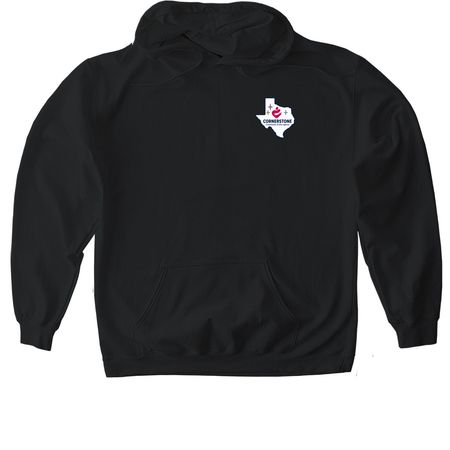 She's from Cornerstone, a Black Gildan Softstyle Pullover Hoodie