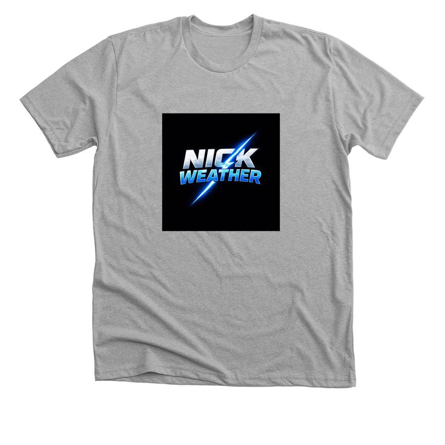 nick weather&nbsp;, a Athletic Heather Premium Unisex Tee