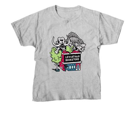 Leviathan Bookstore, a Sport Grey Youth Unisex Tee