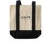 Your Voice Has Power, a Natural/Black Two-Tone Grocery Tote Bag