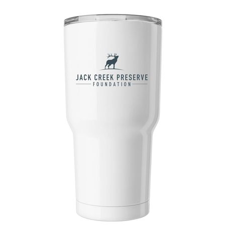 JCPF TUMBLER-Your Hunting Buddy, a White Insulated Tumbler