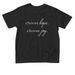 Toddler Choose hope/joy, a Black Toddler Tee