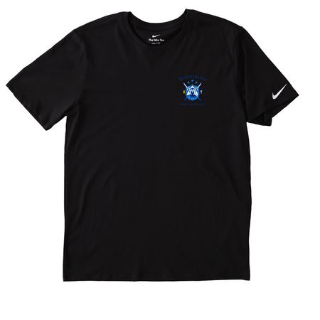 Loving Heart Creations, a Black Nike Dri-FIT Jersey Blend Performance Tee