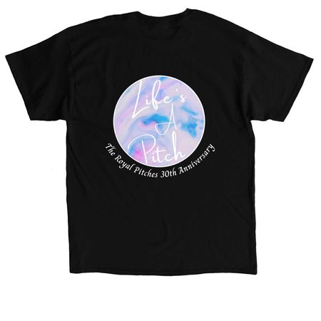 30th Anniversary, a Black Classic Unisex Tee (back-view)