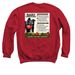 Bark & Branch Orchard, a Cardinal Red Crewneck Sweatshirt (back-view)