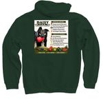 Bark & Branch Orchard, a Forest Green Pullover Hoodie (back-view)