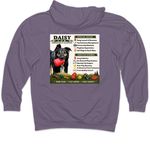Bark & Branch Orchard, a Plum Midweight Pullover Hoodie (back-view)