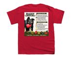 Bark & Branch Orchard, a Red Youth Unisex Tee (back-view)