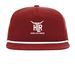 Hard Luck Ranch&nbsp;, a Cardinal/ White Printed Umpqua Snapback Cap