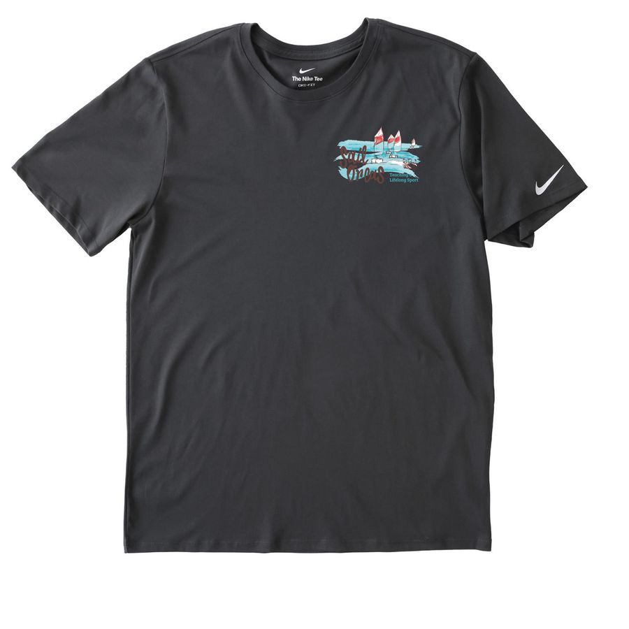 Ray Jarecki Regatta (on back), a Anthracite Nike Dri-FIT Jersey Blend Performance Tee