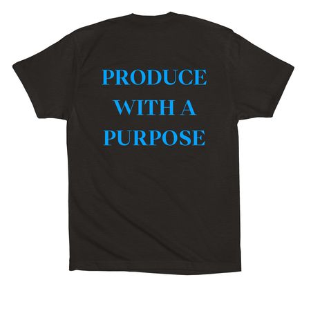 Produce With A Purpose Collection, a Black Premium Cotton Tee