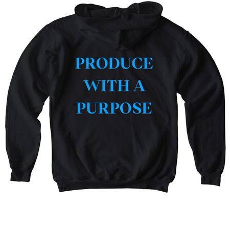 Produce With A Purpose Collection, a Black Softstyle Youth Pullover Hoodie