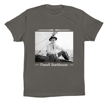 Powell Shirt w/ Deed Excerpt, a Asphalt Premium Cotton Tee