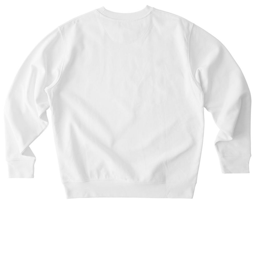 Heart Badge Apparel, a White Stanley/Stella Unisex Changer 2.0 Crewneck Sweatshirt (back-view)