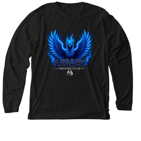 FROM THE ASHES WE RISE, a Solid Black Blend Premium Long Sleeve Tee