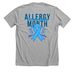 Allergy Awareness Month Fundraiser&nbsp;, a Athletic Heather Premium Unisex Tee (back-view)
