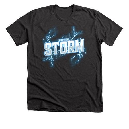 Lightning Storm, a Dark Grey Heather Premium Unisex Tee