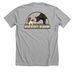 NE Herding - Aussie, a Athletic Heather Premium Unisex Tee (back-view)