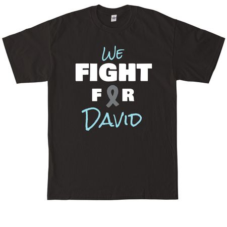 Help David Fight, a Black Tall Classic Unisex Tee