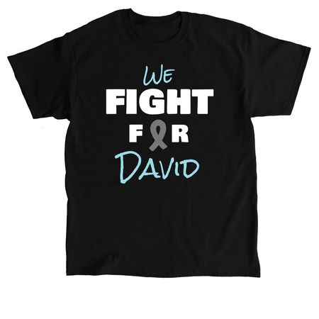 Help David Fight, a Black Classic Unisex Tee
