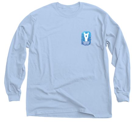 DITR Spirit Wear, a Light Blue Classic Long Sleeve Tee