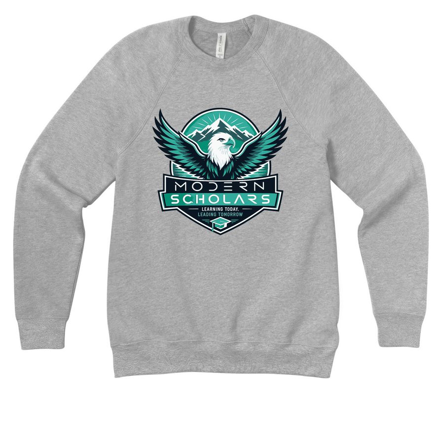 Scholar Standard, a Athletic Heather Premium Raglan Crewneck Sweatshirt